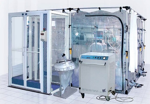 The IsoArk medical isolation and ICU